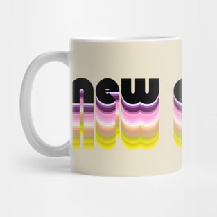 New Orleans Retro Font Palette Mug